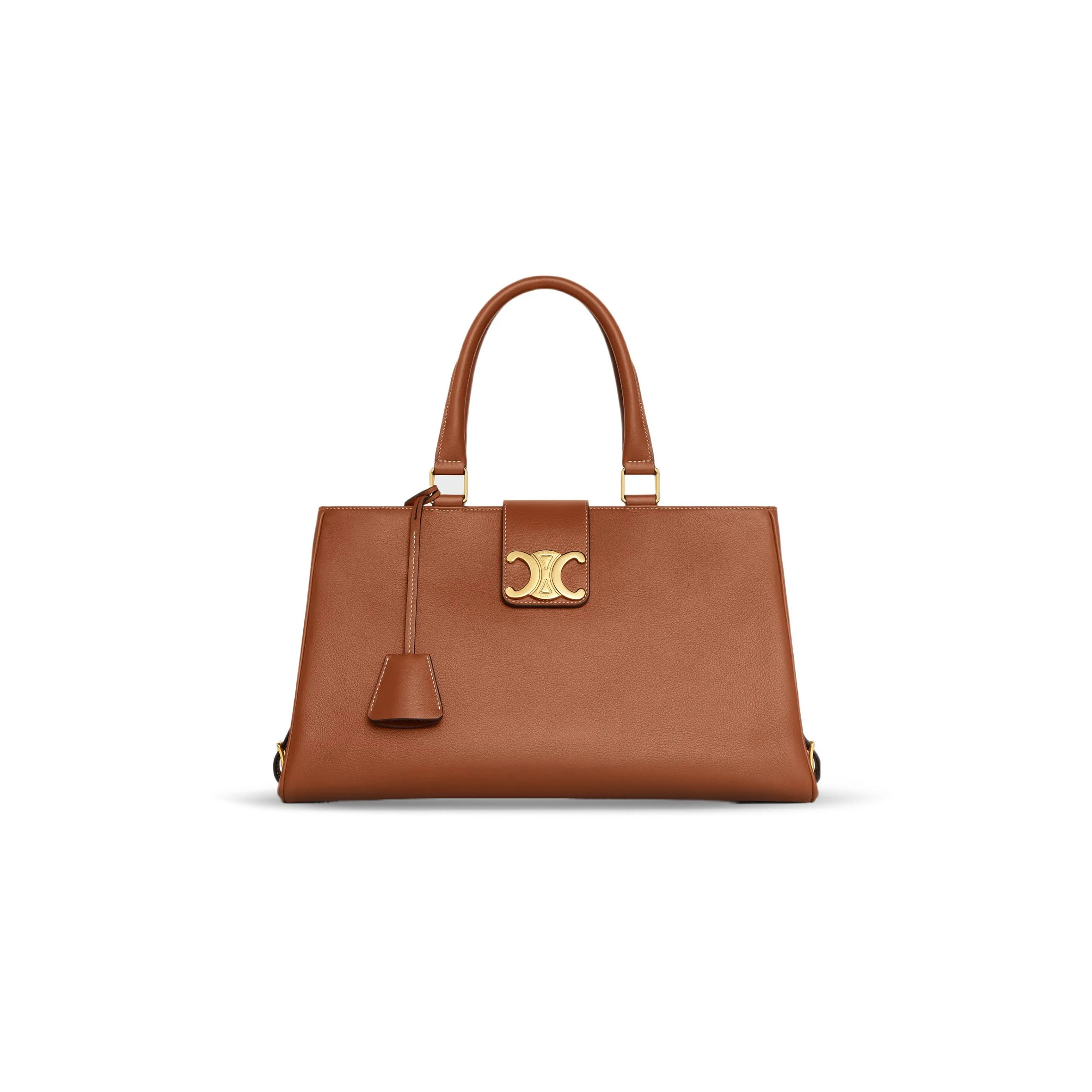 CELINE MEDIUM CROSSBODY BAG IN APPOLINE SOFT COWHIDE 114963FK6.04LU (37.5*22*16cm)